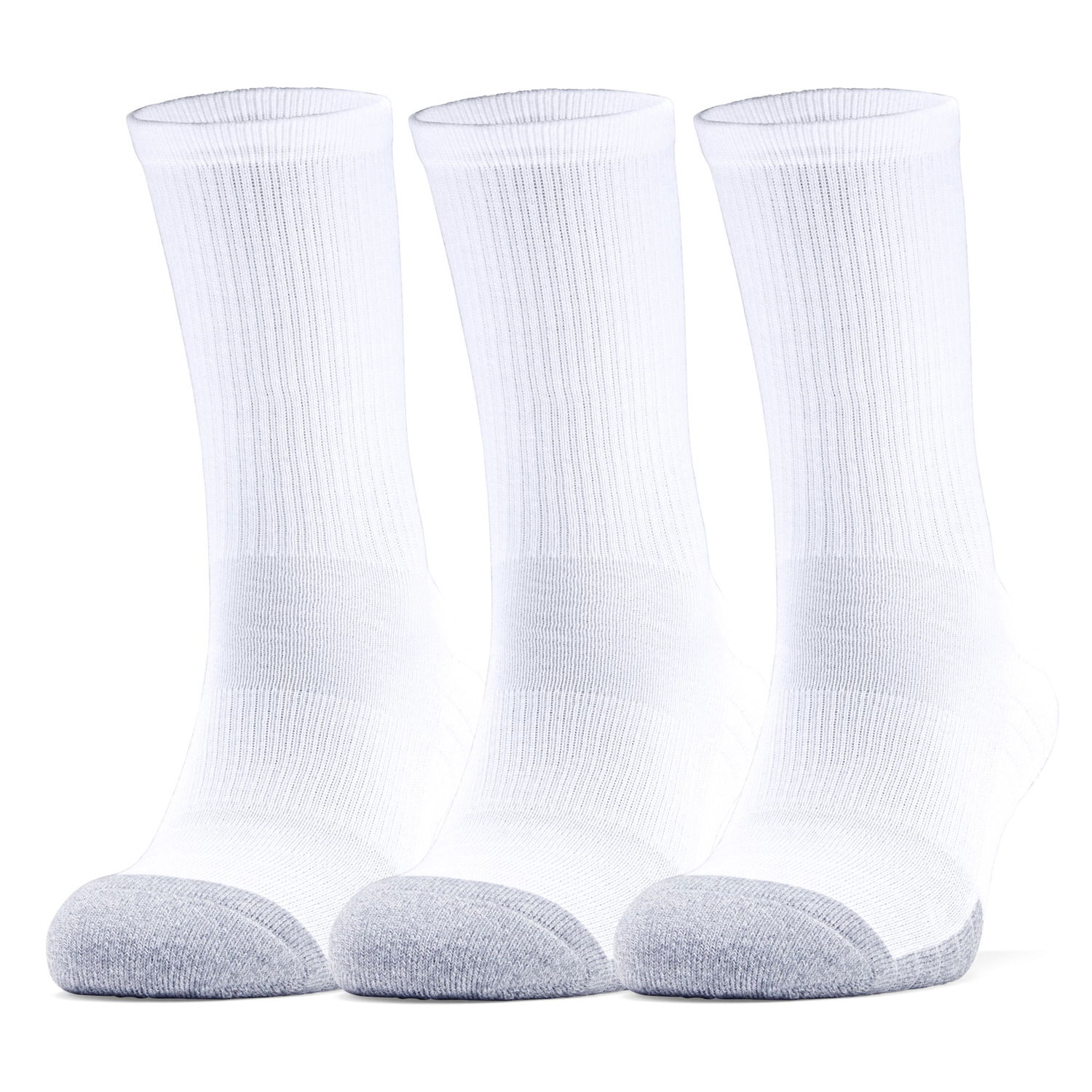 Ponožky Under Armour HeatGear Crew 3-pack Biela | 1346751-100, 0