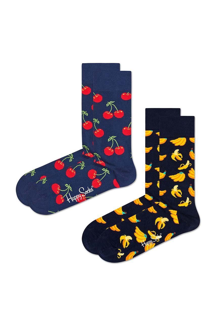 Ponožky Happy Socks Classic Cherry 2-pack Rôznofarebný | CHE02.6050, 0