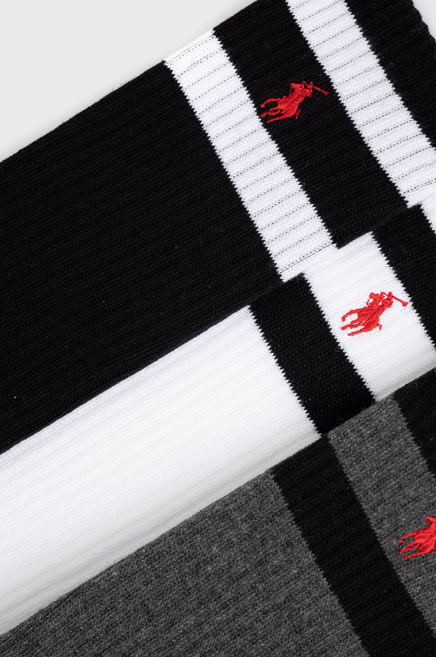 Ponožky Polo by Ralph Lauren Classic Stripe Sport Sock - 3 Pack Rôznofarebný | 449823360002, 1