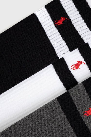 Ponožky Polo by Ralph Lauren Classic Stripe Sport Sock - 3 Pack Rôznofarebný | 449823360002, 1