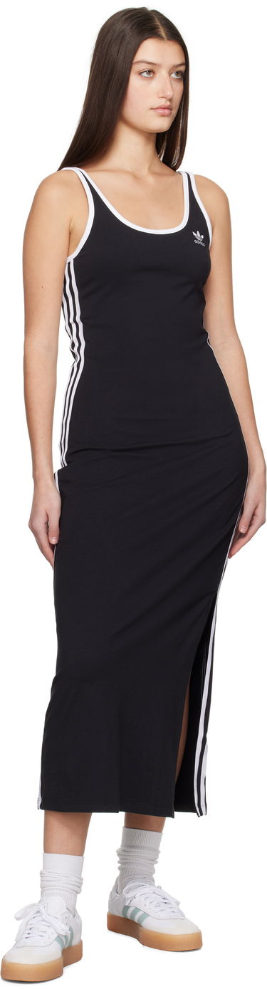 Šaty adidas Performance 3-Stripes Tank Maxi Dress Čierna | JD4619, 3