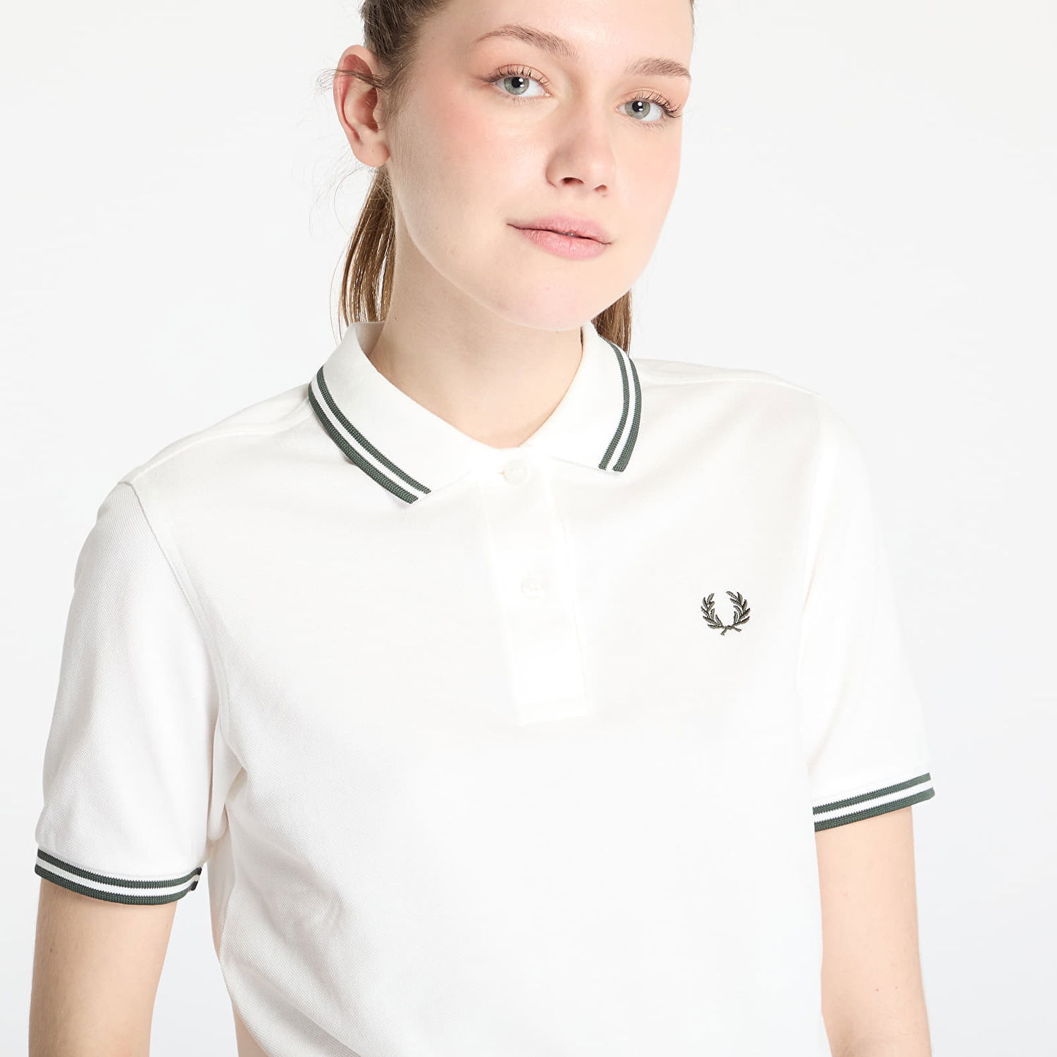 Polo tričko Fred Perry Fred Perry Twin Tipped Shirt Biela | G3600 Y73, 1