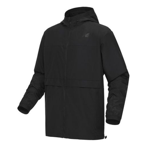 Vetrovka New Balance Hooded Jacket Čierna | AMJ03044-BK, 0