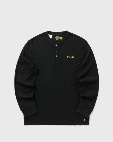 Pyžamo Polo by Ralph Lauren Polo Ralph Lauren Long Sleeve Henley Sleep Top Čierna | 714950609003, 0