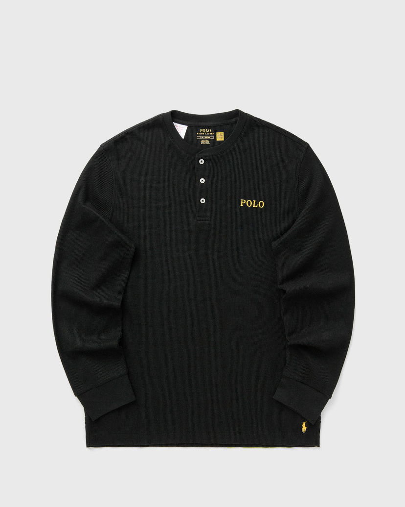 Pyžamo Polo by Ralph Lauren Polo Ralph Lauren Long Sleeve Henley Sleep Top Čierna | 714950609003