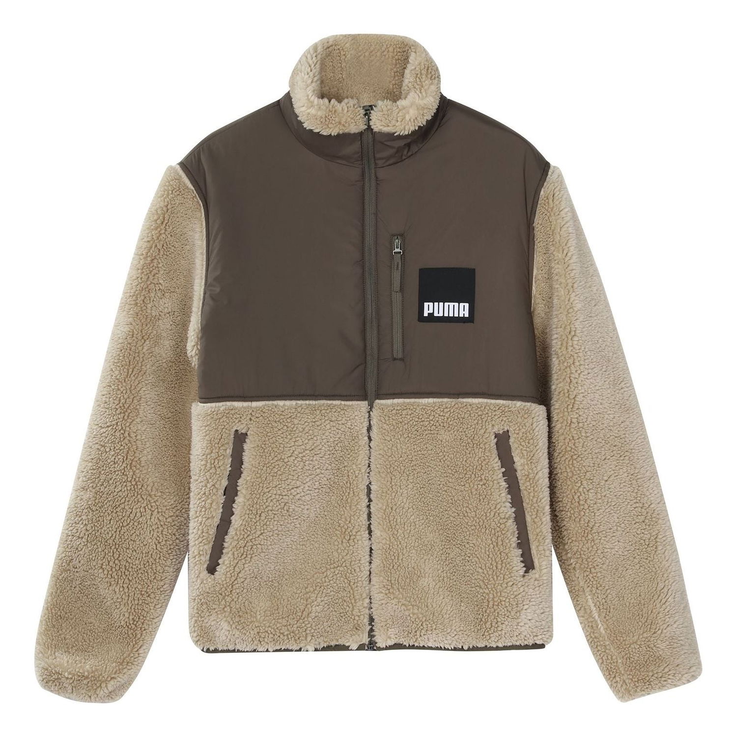 Bomber bunda Puma Sherpa Stand Collar Jacket Hnedá | 846325-42, 0