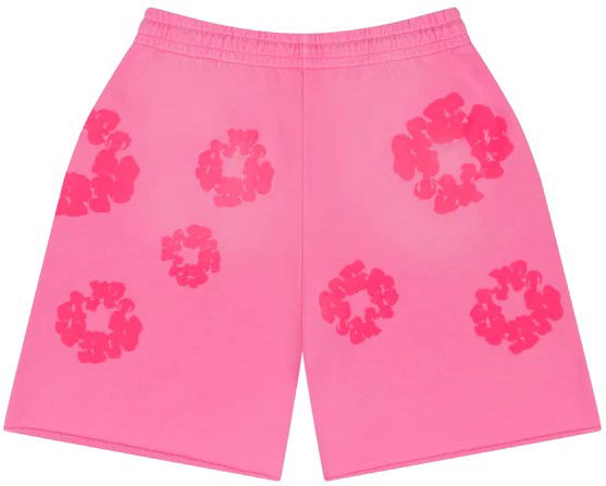 Šortky Denim Tears Cotton Wreath Sweat Shorts Ružová | ss25brs0611, 1