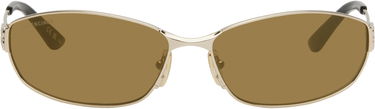 Slnečné okuliare Balenciaga Balenciaga Rectangular Metal Sunglasses Metalická | BB0336S-003, 0