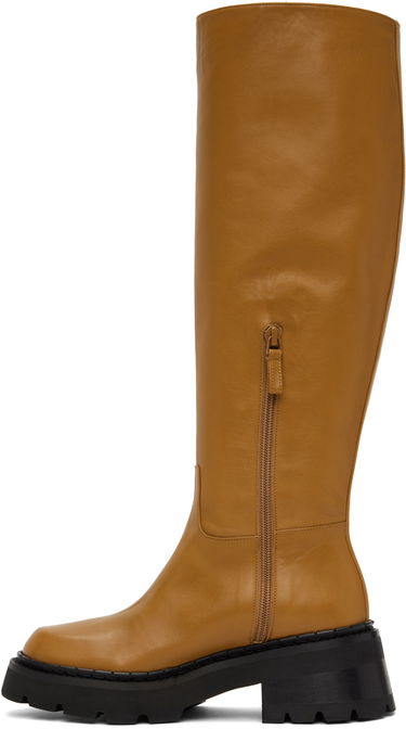 Oblečenie BY FAR BY FAR Russel Knee-High Boots Hnedá | 22FWRUSDPNBSSP, 2