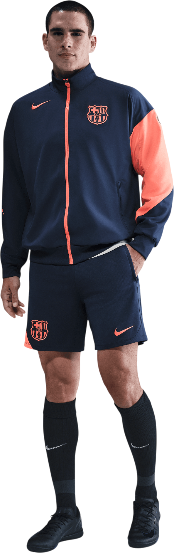 Šortky Nike Dri-FIT Total 90 FC Barcelona Strike Shorts Navy | hm3371-410, 1