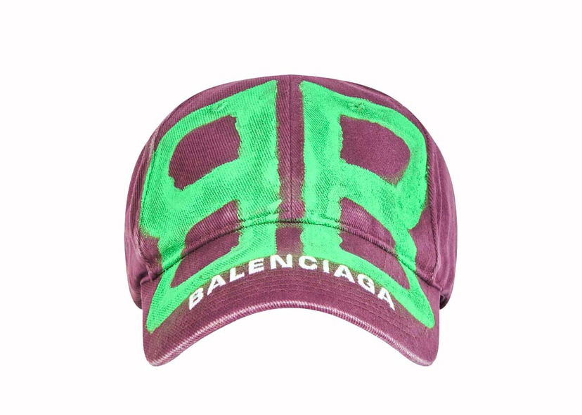 Šiltovka Balenciaga BB Sprayed Cap Zelené | 673321410B25067