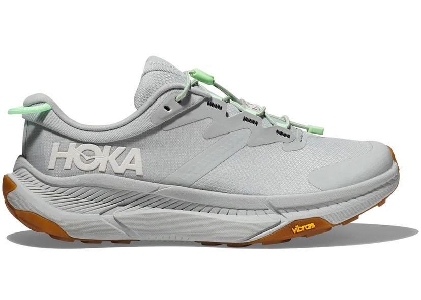 Bežecké topánky Hoka One One Transport Harbor Mist Lime Glow (Women's) Šedá | 1123154-HMLG