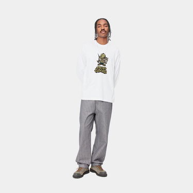 Tričko Carhartt WIP Long Sleeve Graphic Print T-Shirt Biela | I033954_8, 1