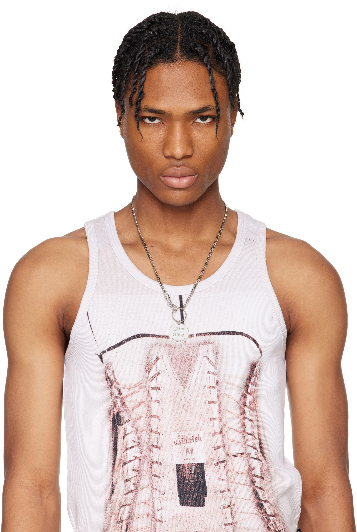 Náhrdelník Jean Paul Gaultier Jean Paul Gaultier '325' Chain Necklace Metalická | 23/15-U-CO003-X009-92, 1