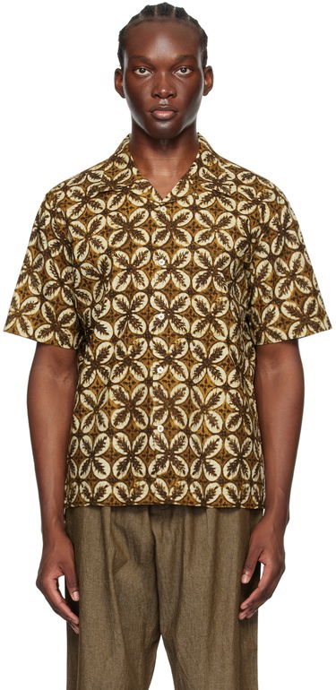 Košeľa Universal Works Universal Works Camp Shirt Hnedá | P3058, 0