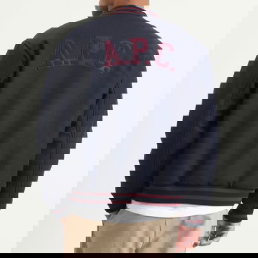 Bomber bunda A.P.C. Micky Varsity Jacket Navy | WVBEB-M02974-IAK, 3