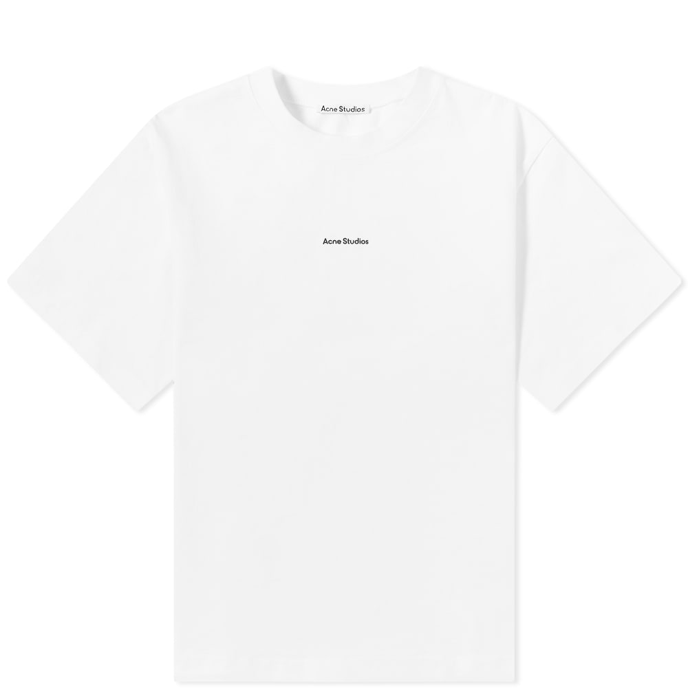 Tričko Acne Studios Extorr Stamp Logo Tee Biela | BL0278-183, 0