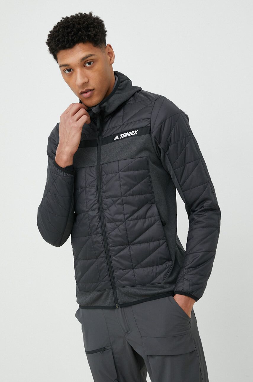 Vetrovka adidas Performance Jacket TERREX Šedá | GU6487, 0