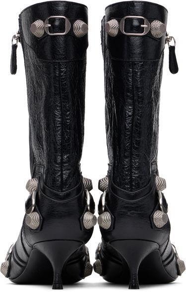 Tenisky a topánky Balenciaga Leather Ankle Boots with Metal Studs Čierna | 802082 WAD4E, 1