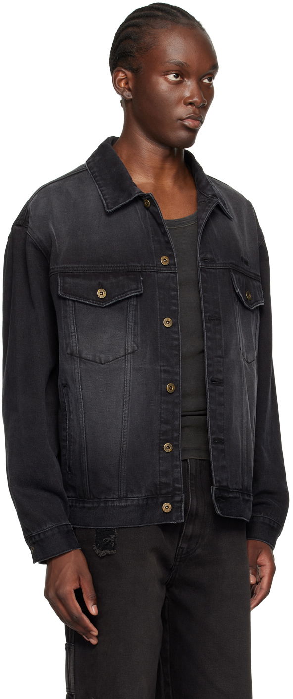 Bunda We11done We11done Faded Denim Jacket Čierna | WD-DJ2-24-345-M-BK, 1