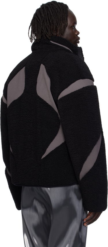 Bunda HELIOT EMIL Custo Fleece Jacket Čierna | AW25_M_02_139_BLK01_CO, 2
