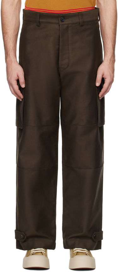 Cargo nohavice Marni Marni Organic Cotton Cargo Pants Hnedá | PUMU0169A1 TCY36, 0