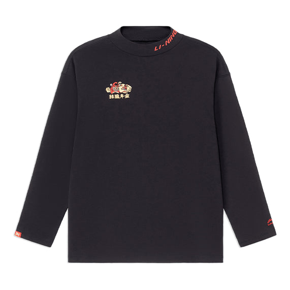 Sveter Li-Ning Sports Stylish Series Embroidered Pullover Čierna | AHSS051-2, 0