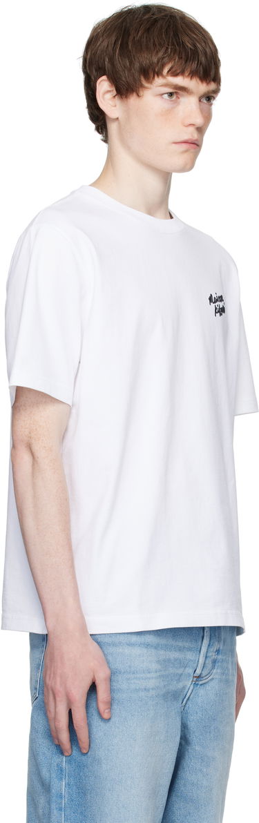 Tričko MAISON KITSUNÉ Maison Kitsuné Handwriting Comfort T-Shirt Navy | MM00126KJ7025, 4