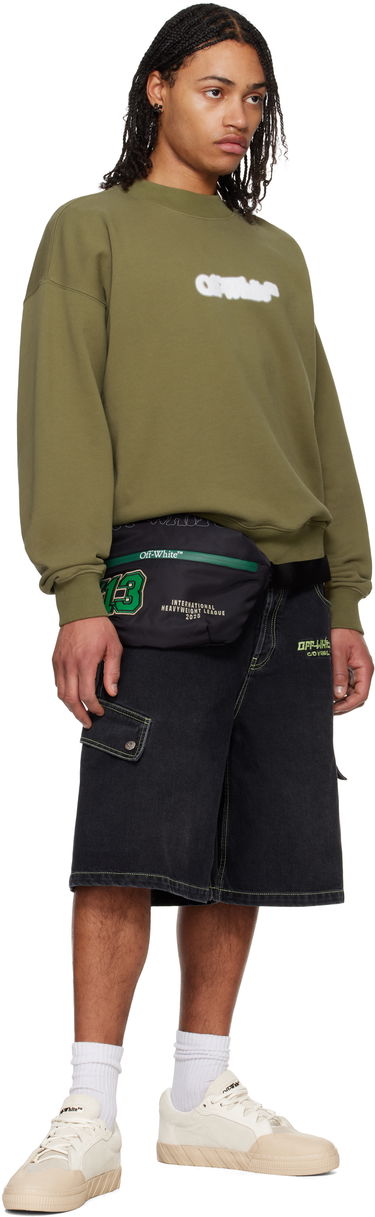 Ľadvinka Off-White Outdoor Patches Belt Bag Čierna | OMNO037S25FAB0021055, 3