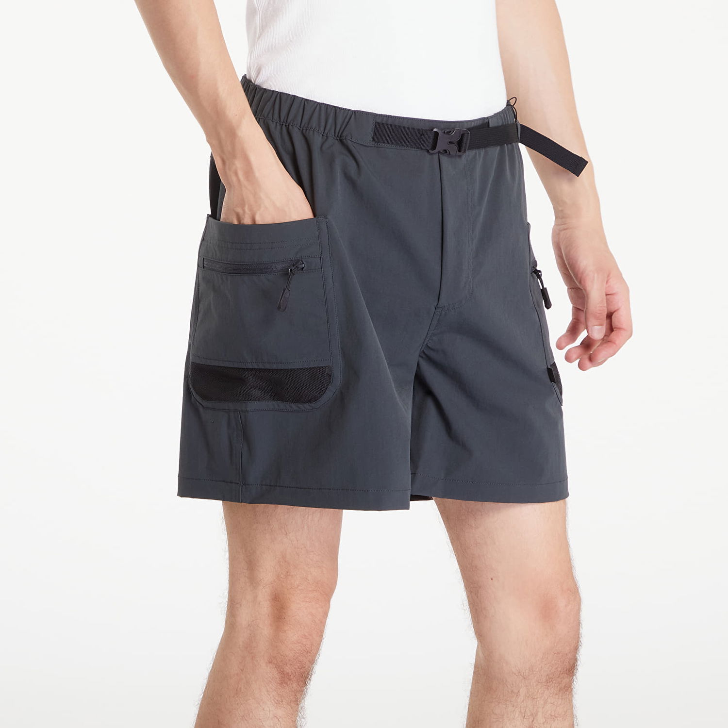Šortky Horsefeathers White Rock Shorts UNISEX Charcoal Šedá | 24S10C, 1