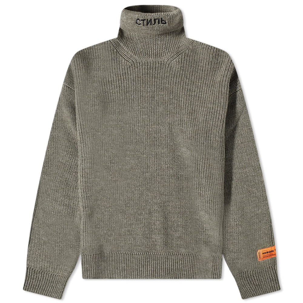 Sveter HERON PRESTON CTNMB Roll Neck Zelené | HMHA006F22KNI0016110, 0