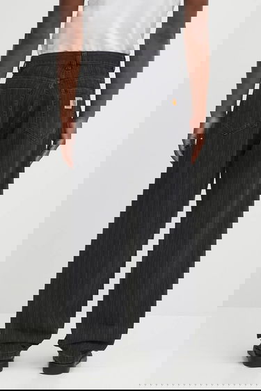 Džínsy Carhartt WIP Pinstripe Baggy Jeans Rylan Čierna | I035562.32I06, 2