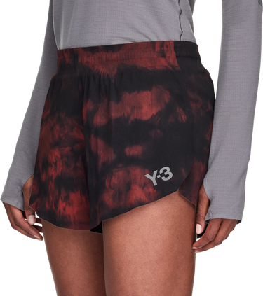 Šortky adidas Originals Y-3 Tie-Dye Running Shorts Červená | ka7127, 0