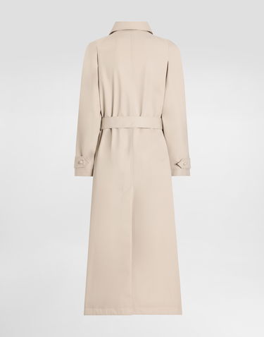 Trenčkot Dolce & Gabbana Dolce & Gabbana Cotton Drill Trench Coat Béžová | F0W3STHUMVMM0299, 1