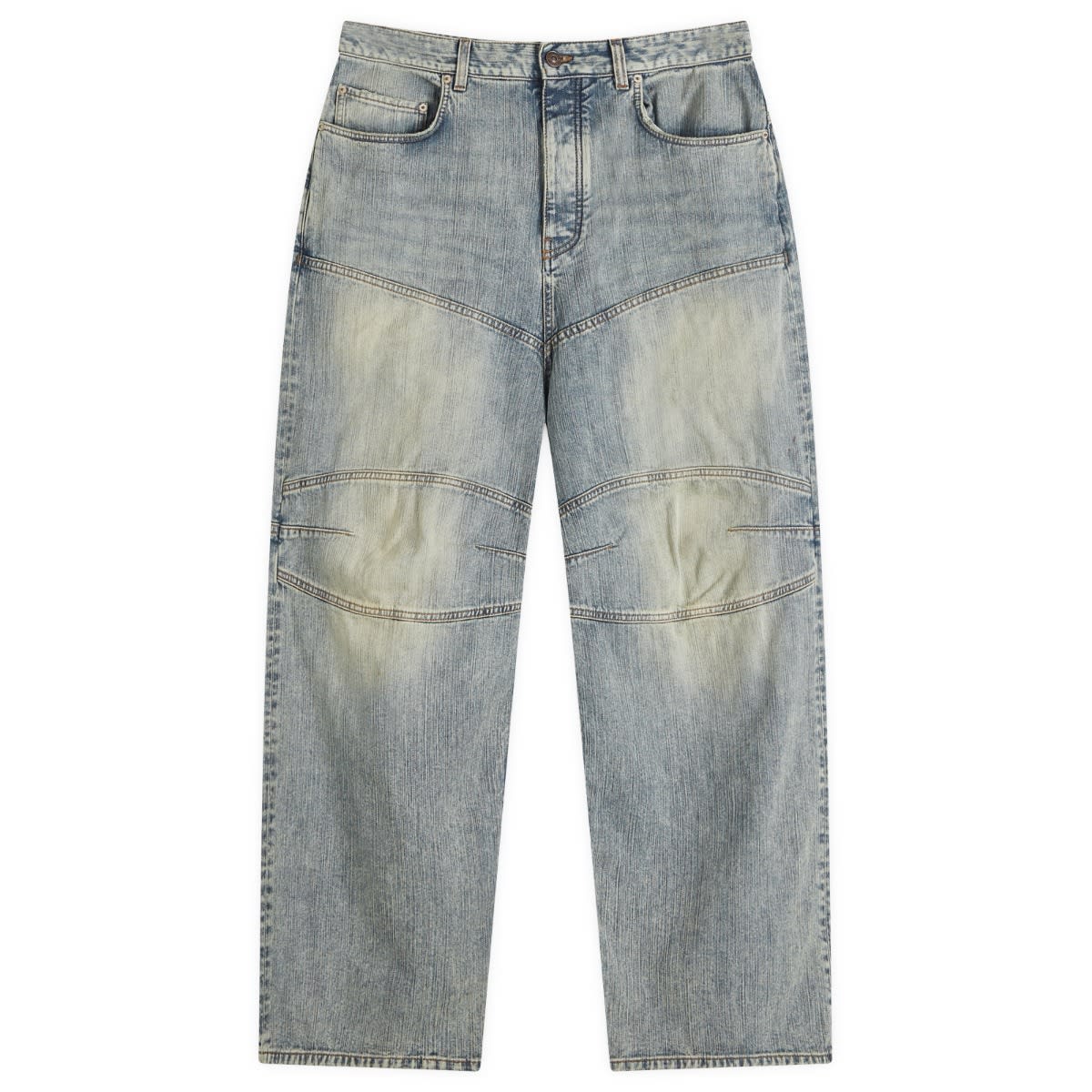 Džínsy Balenciaga Balenciaga Baggy Fit Denim Jeans, Size Large Modrá | 814161-TNW65-5760, 1