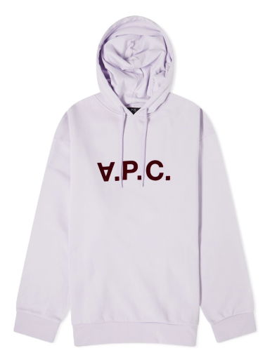 Mikina A.P.C. Milo VPC Logo Hoodie Biela | COFDX-H27833-HAD