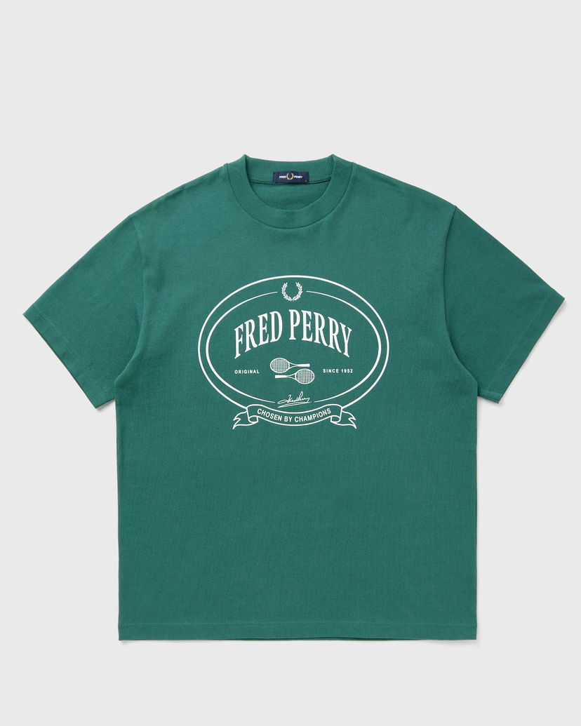 Tričko Fred Perry Fred Perry Chosen By Champions Graphic T-Shirt Zelené | M1316-Z18