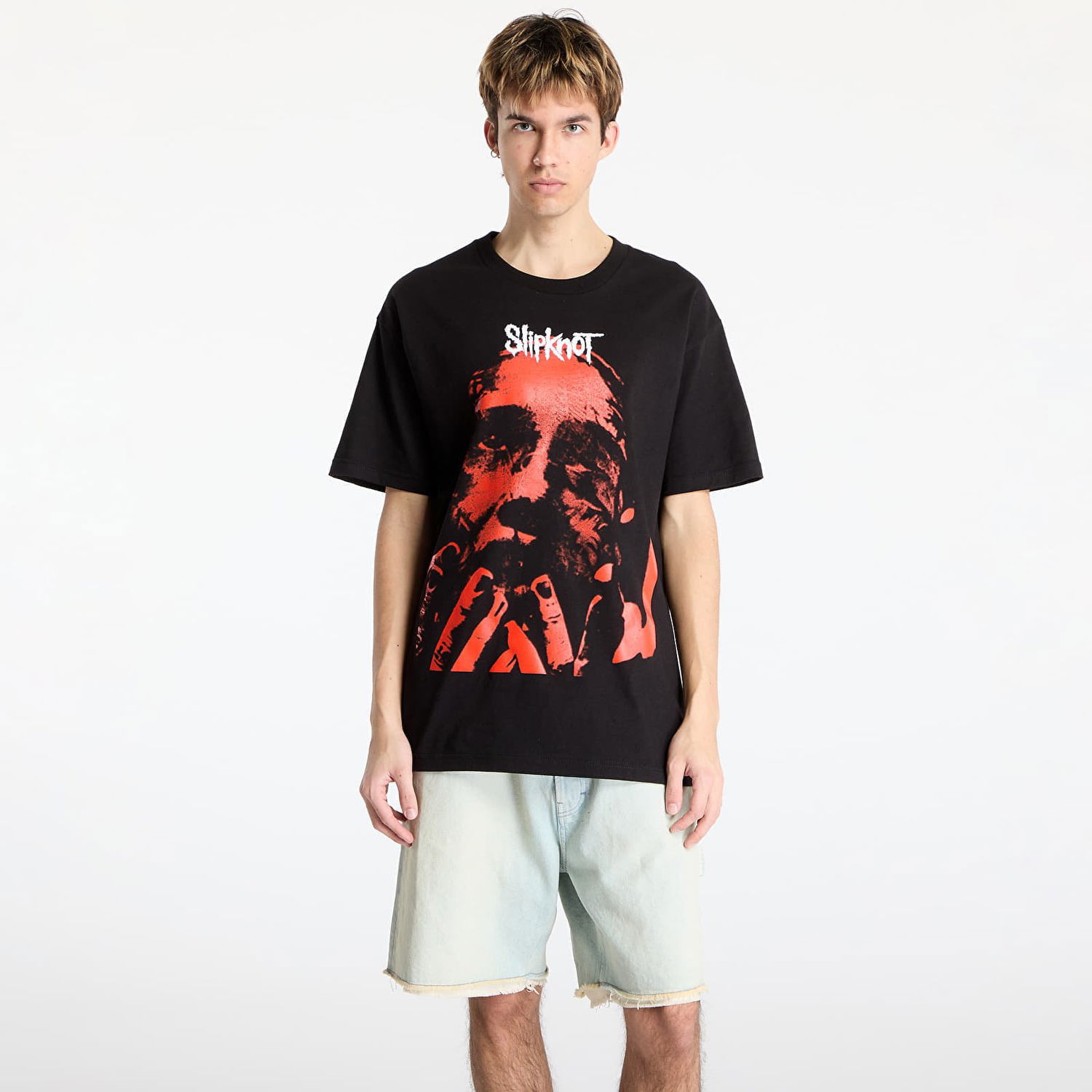 Tričko Pleasures PLEASURES x Slipknot Face T-Shirt Čierna | P25SK015 BLACK, 0
