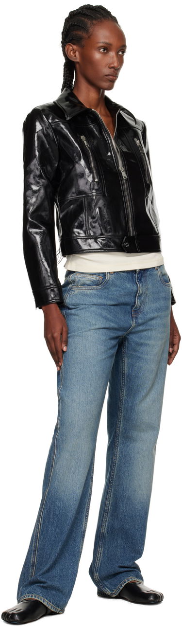Bunda Coperni Coperni Cactus Faux-Leather Jacket Čierna | COPBL34F6054, 3