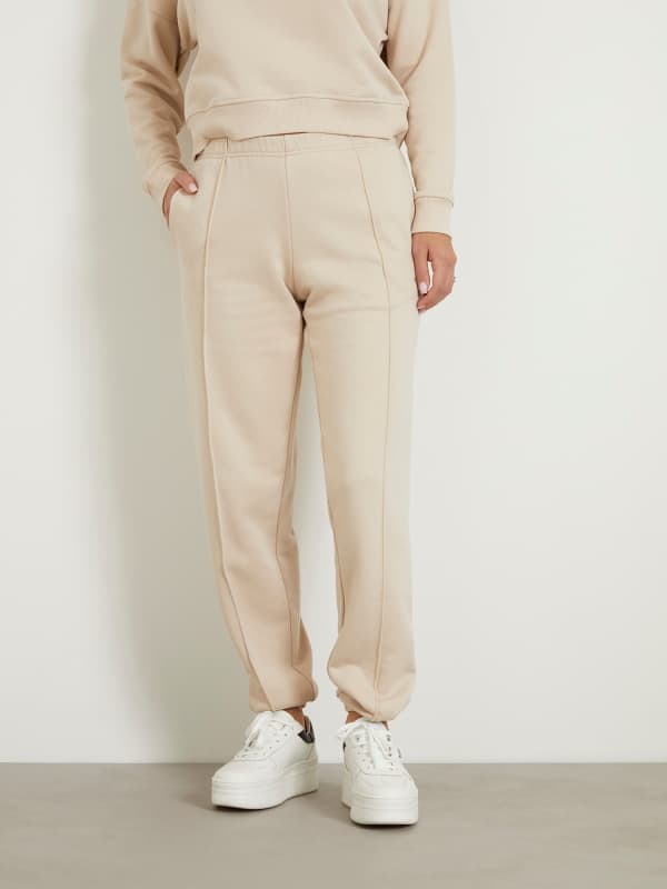 Nohavice GUESS Mid Rise Jogger Pant Béžová | V4GB09K8802, 0
