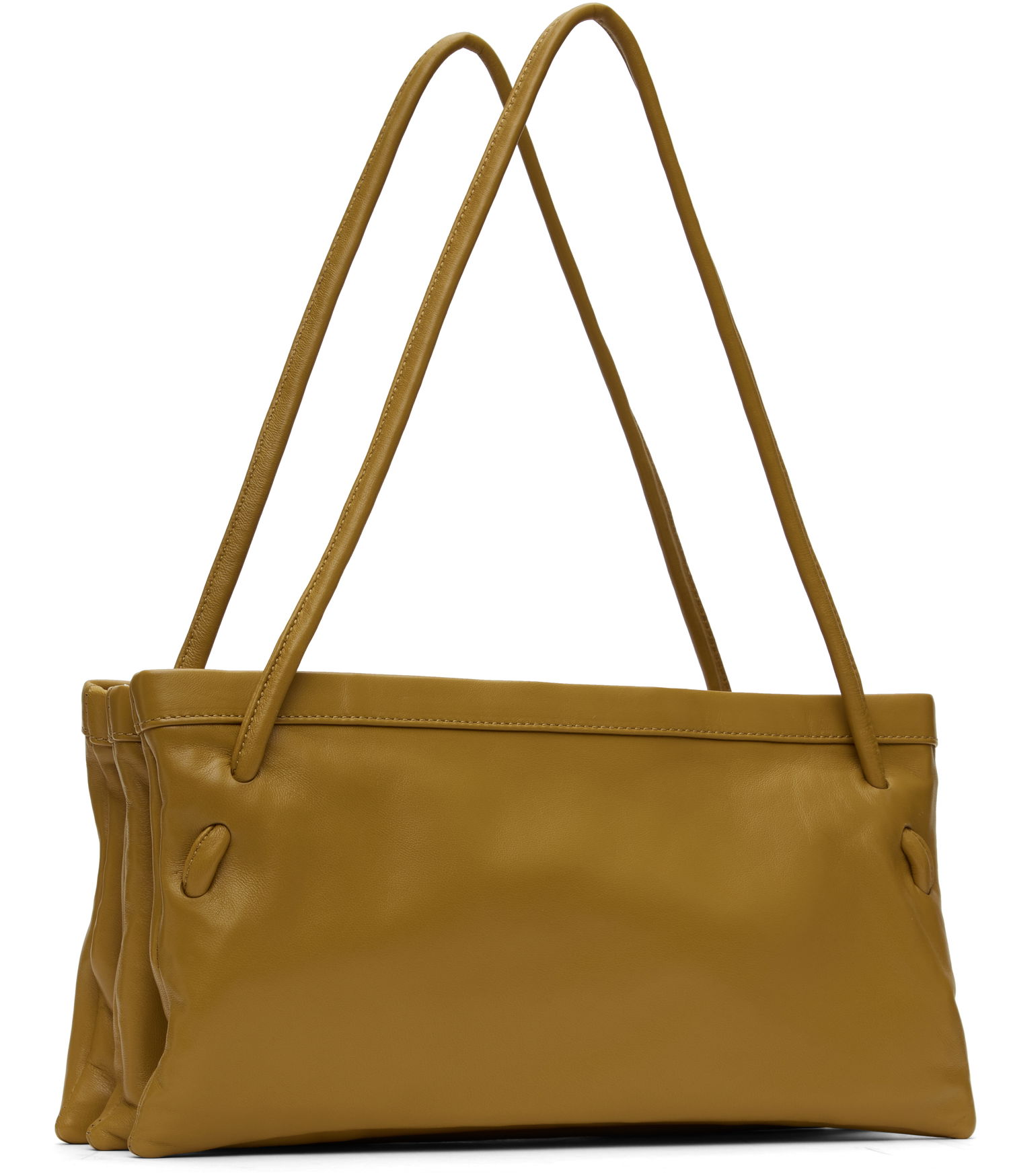 Kabelka BY FAR BY FAR Hannah Lamb Nappa Leather Shoulder Bag Žltá | MWBSB057LL028BR052PL, 1