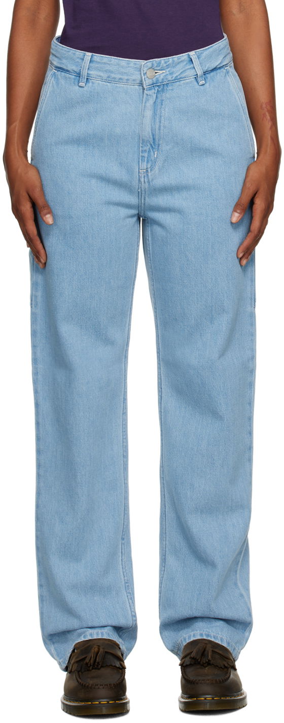Džínsy Carhartt WIP Straight Leg Jeans Modrá | I031251 0112, 0