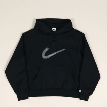 Mikina Nike SB Embroidered Swoosh Pullover Hoodie Čierna | FV7378-010, 0