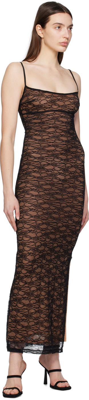 Šaty Miaou Miaou Thais Lace Maxi Dress Čierna | 5019SLBLK, 3