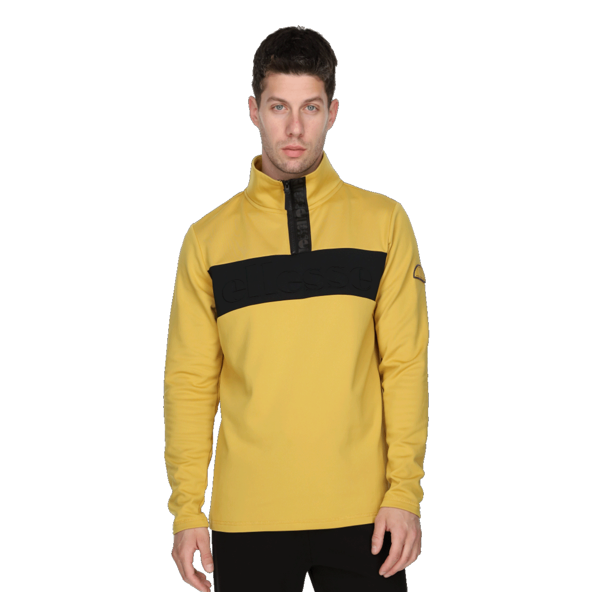 Mikina Ellesse Men's 1/4 Zip Sweatshirt Žltá | ELA233M611-93, 0