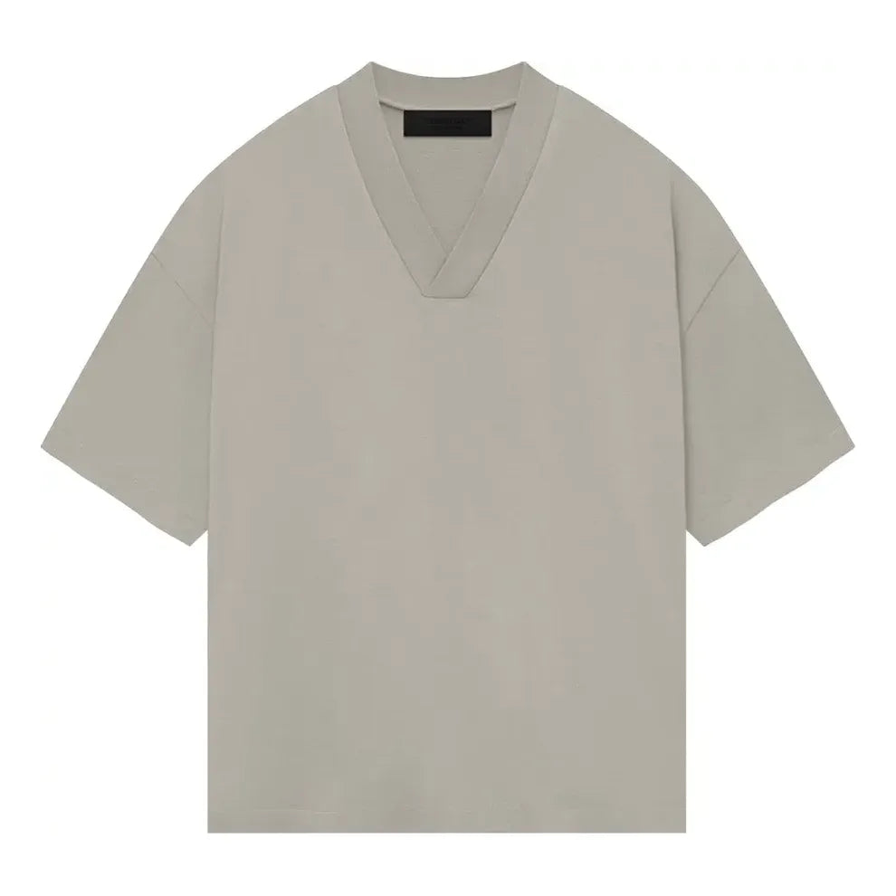 Tričko Fear of God Essentials V-Neck T-Shirt Šedá | 125SP244215F, 0