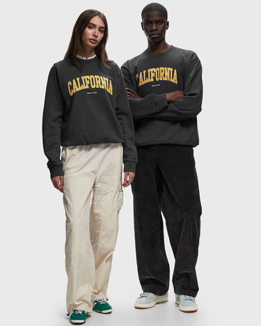 Mikina Sporty & Rich California Crewneck Faded Čierna | WS067S405CF, 1