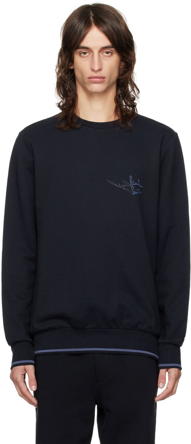 Mikina Paul Smith Paul Smith Embroidered Sweatshirt Čierna | M1R-302S-NP4718-49, 0