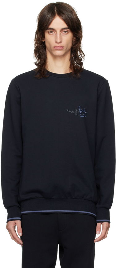 Mikina Paul Smith Paul Smith Embroidered Sweatshirt Čierna | M1R-302S-NP4718-49, 0