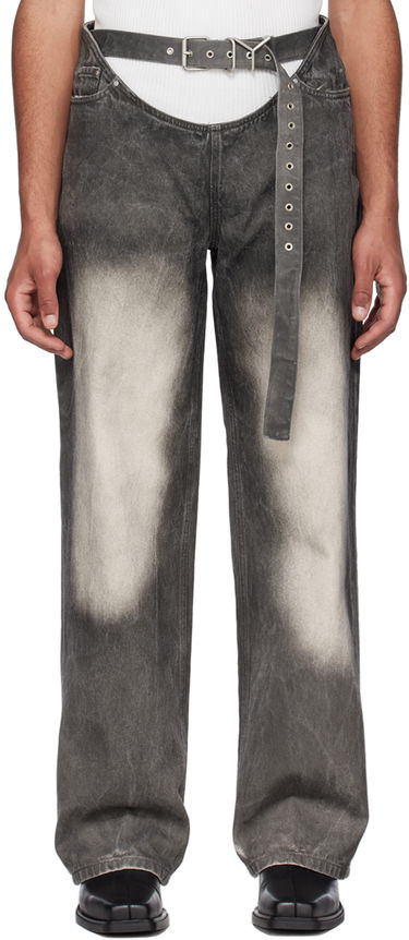 Džínsy Y/PROJECT Y/Project Faded Jeans Šedá | JEAN43-S24, 0